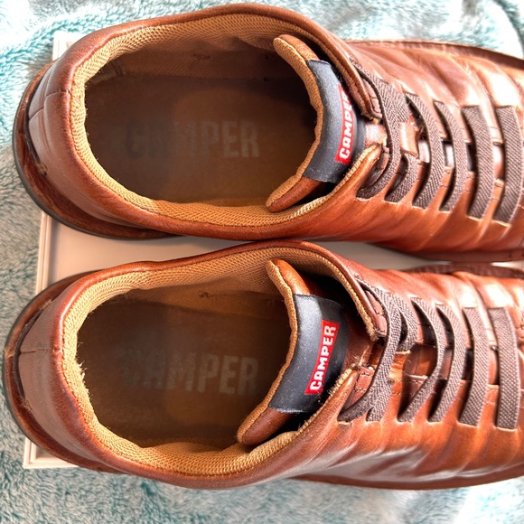 Camper Beetle Leather Men’s Slip On Shoes Lightweight Sole Size EU41/US Men’s 8 - Picture 8 of 13